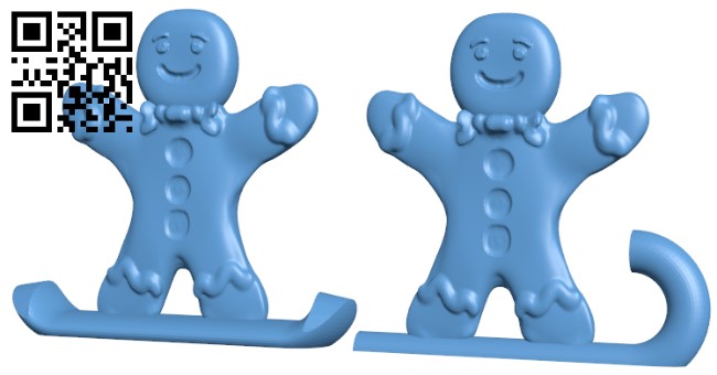 Ginger bread men H010133 file stl free download 3D Model for CNC and 3d printer