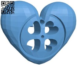Heart H010264 file stl free download 3D Model for CNC and 3d printer