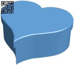 Heart gift box H010135 file stl free download 3D Model for CNC and 3d printer