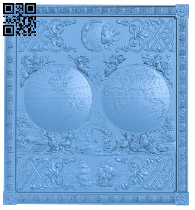 Icon of peace T0002339 download free stl files 3d model for CNC wood carving