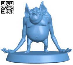 Imp Goblin H010225 file stl free download 3D Model for CNC and 3d printer