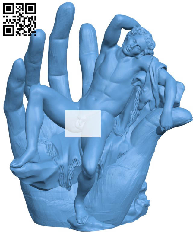 In the hand of god H010265 file stl free download 3D Model for CNC and 3d printer