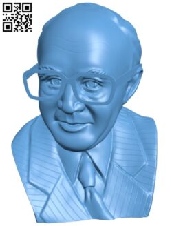John Smith bust H010227 file stl free download 3D Model for CNC and 3d printer