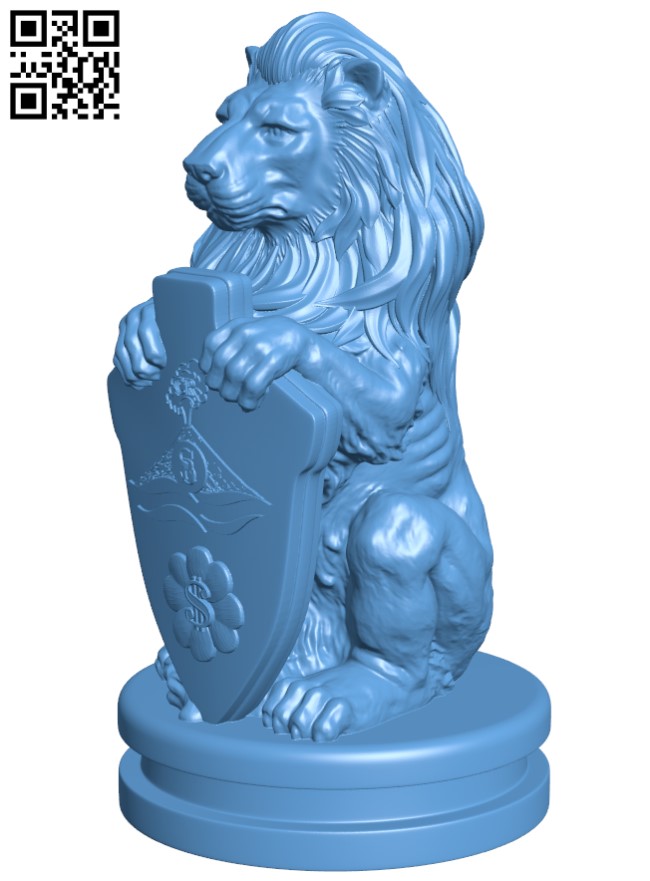 Lion H010239 file stl free download 3D Model for CNC and 3d printer