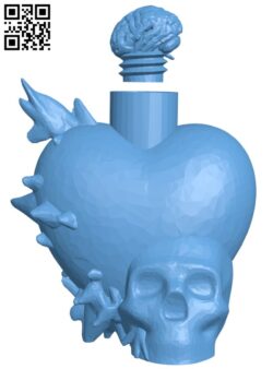 Love letter bottle H010268 file stl free download 3D Model for CNC and 3d printer