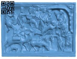 Nativity painting T0002619 download free stl files 3d model for CNC wood carving