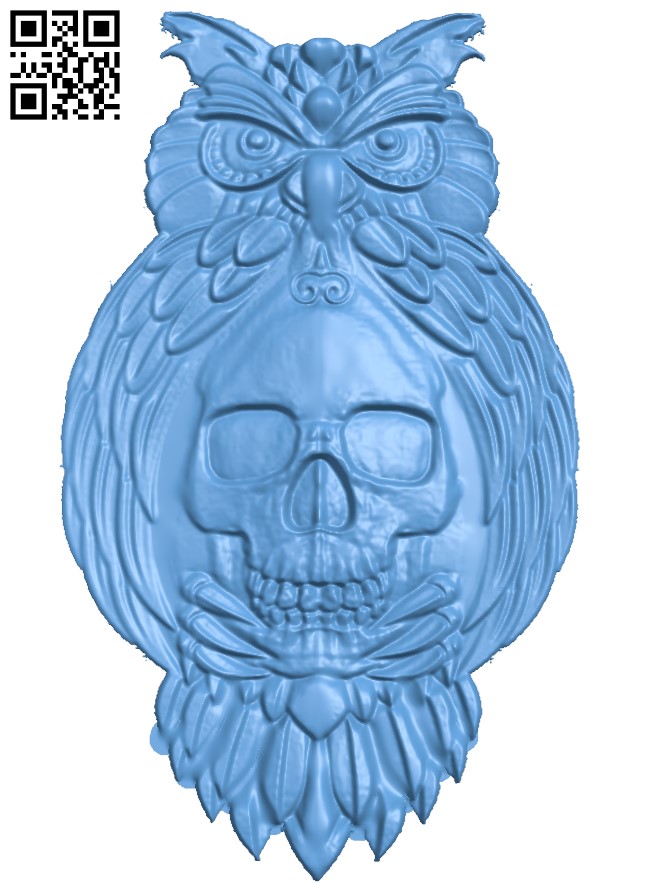Owl pattern T0002578 download free stl files 3d model for CNC wood carving