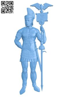 Pictures of a warrior T0002425 download free stl files 3d model for CNC wood carving