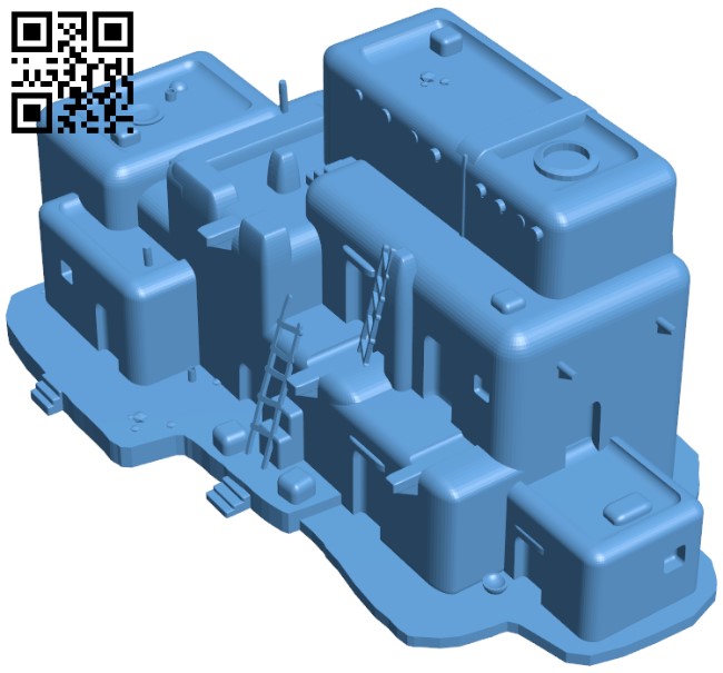 Pueblos Of New Mexico, USAH010277 file stl free download 3D Model for CNC and 3d printer