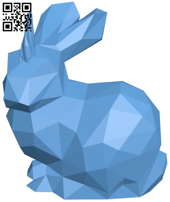 Rabbit unicorn H010089 file stl free download 3D Model for CNC and 3d printer