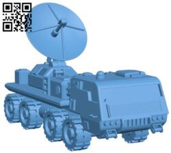 Radar 8×8 truck H010070 file stl free download 3D Model for CNC and 3d printer