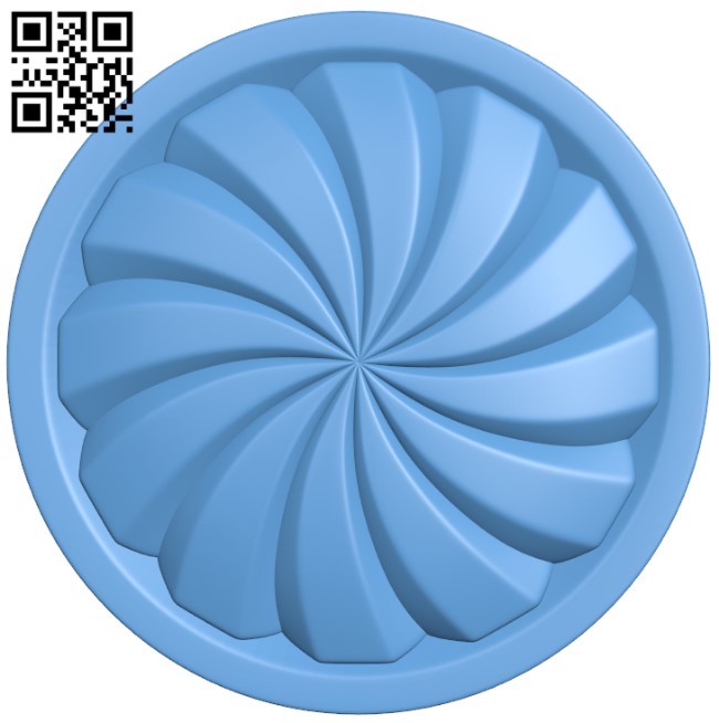 Round pattern T0002526 download free stl files 3d model for CNC wood carving