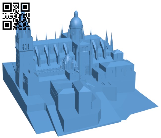 Salamanca's Cathedral H010278 file stl free download 3D Model for CNC and 3d printer