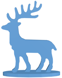 Santa claus reindeer H010196 file stl free download 3D Model for CNC and 3d printer