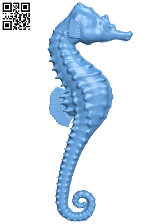 Seahorses T0002528 download free stl files 3d model for CNC wood carving