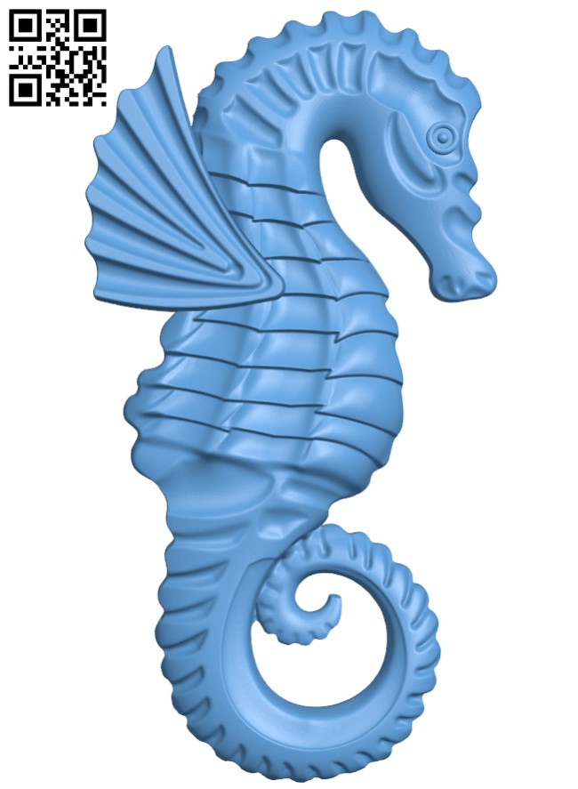 Seahorses T0002529 download free stl files 3d model for CNC wood carving