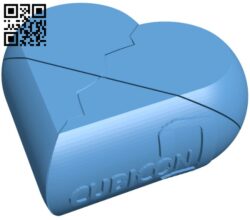 Secret cubicon heart box H010139 file stl free download 3D Model for CNC and 3d printer