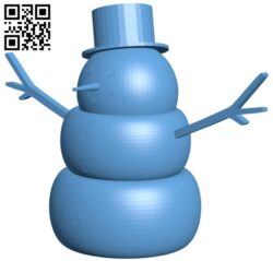 Snowman H010280 file stl free download 3D Model for CNC and 3d printer