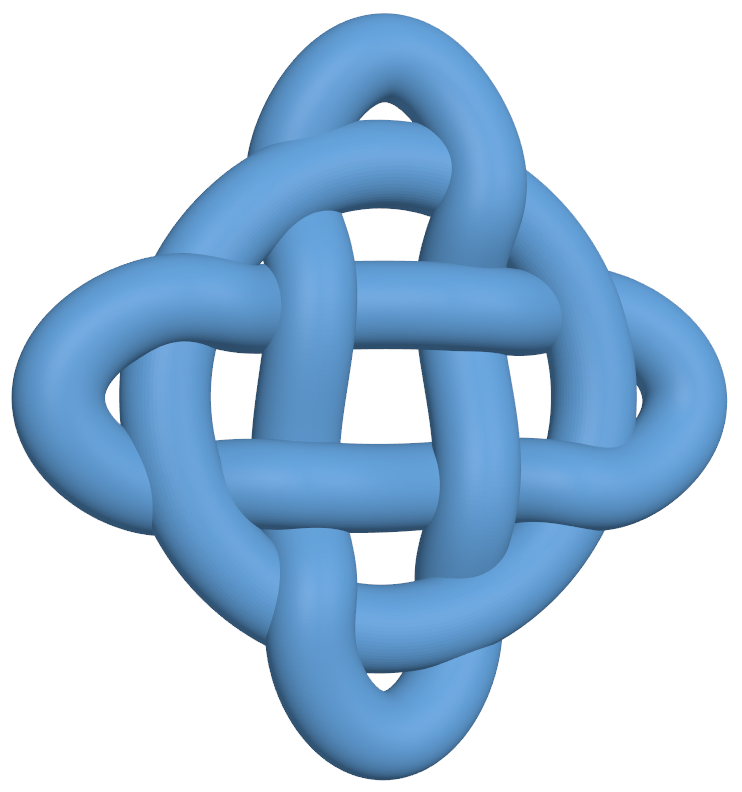 Solomon's knot with ring H010205 file stl free download 3D Model for CNC and 3d printer