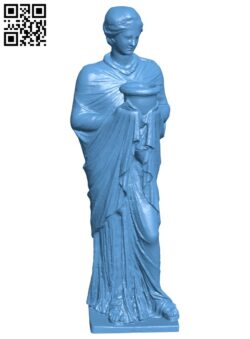 Standing Isis priest H010327 file stl free download 3D Model for CNC and 3d printer
