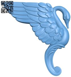 Swan pattern T0002430 download free stl files 3d model for CNC wood carving