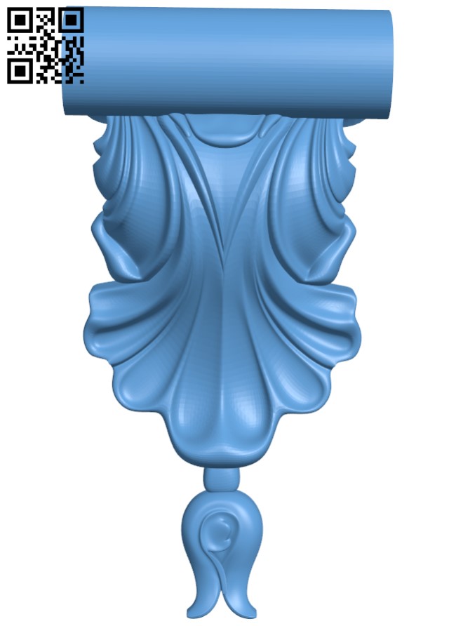 Top of the column T0002630 download free stl files 3d model for CNC wood carving
