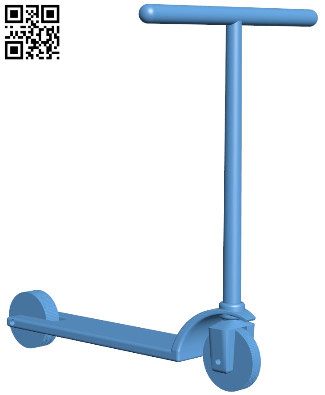 Toy scooter H010157 file stl free download 3D Model for CNC and 3d printer