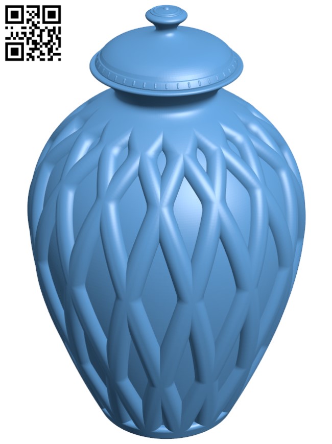 Vase H010032 file stl free download 3D Model for CNC and 3d printer