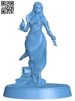Young witch H010050 file stl free download 3D Model for CNC and 3d printer