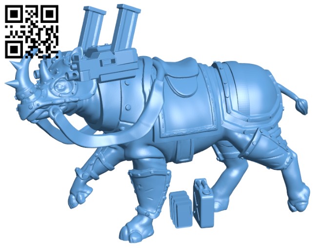 Battle Rhino H010632 file stl free download 3D Model for CNC and 3d printer