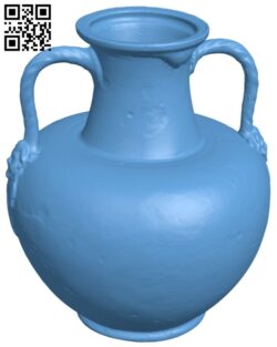 Bronze vase H010474 file stl free download 3D Model for CNC and 3d printer