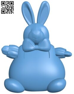Bunny ball H010594 file stl free download 3D Model for CNC and 3d printer