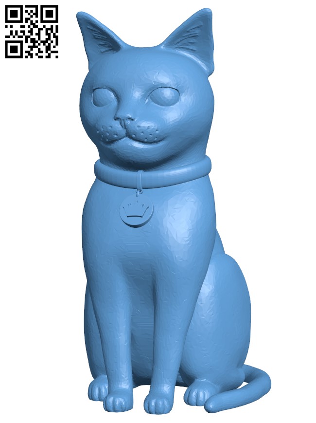 Cat H010555 file stl free download 3D Model for CNC and 3d printer