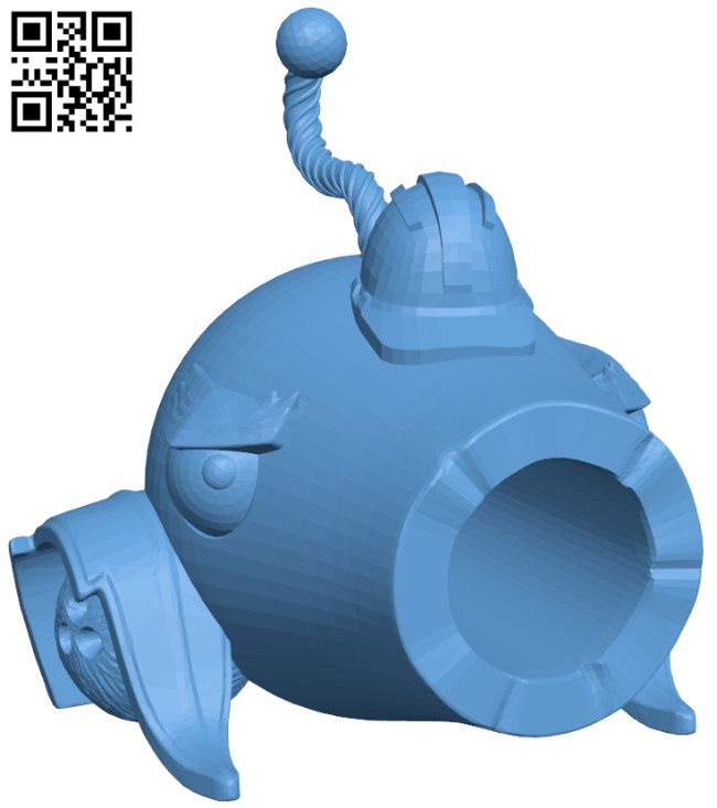 Coconut Cannon H010335 file stl free download 3D Model for CNC and 3d printer