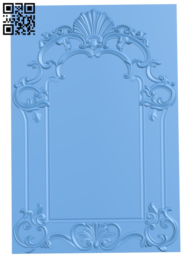 Door frame pattern T0002751 download free stl files 3d model for CNC wood carving