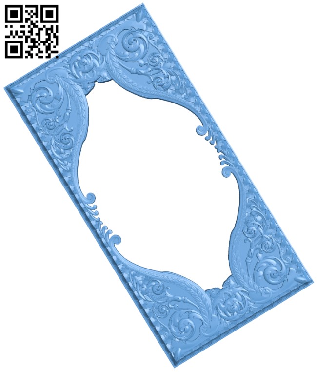 Door frame pattern T0002773 download free stl files 3d model for CNC wood carving