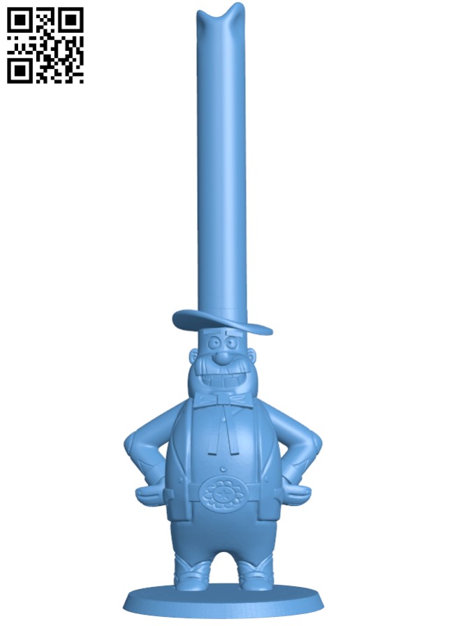 Doug Dimmadome - Fairly odd parents H010535 file stl free download 3D Model for CNC and 3d printer