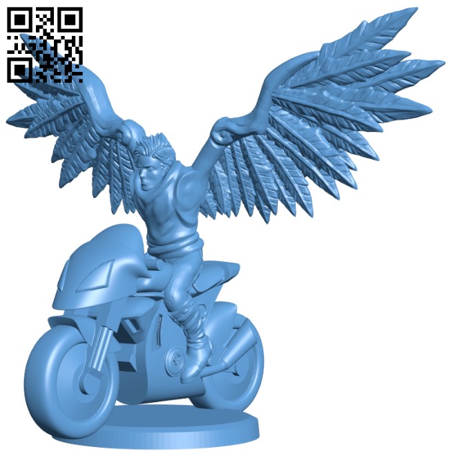 Dude Motowings H010635 file stl free download 3D Model for CNC and 3d printer