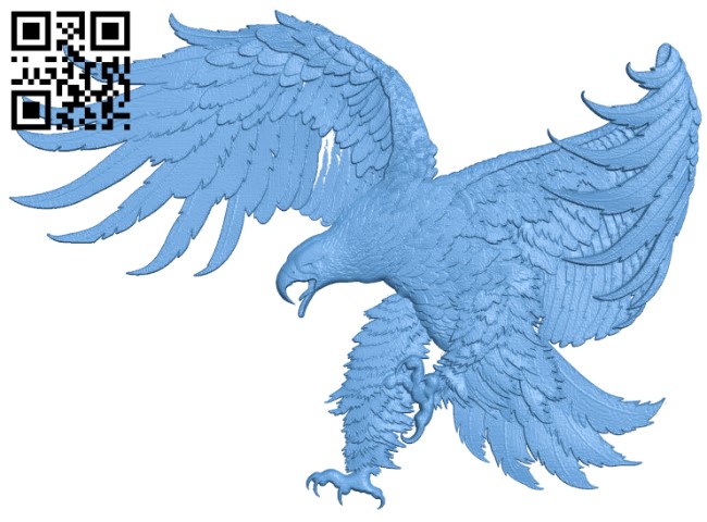Eagle T0002633 download free stl files 3d model for CNC wood carving