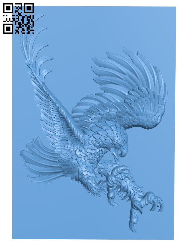 Eagle T0002634 download free stl files 3d model for CNC wood carving