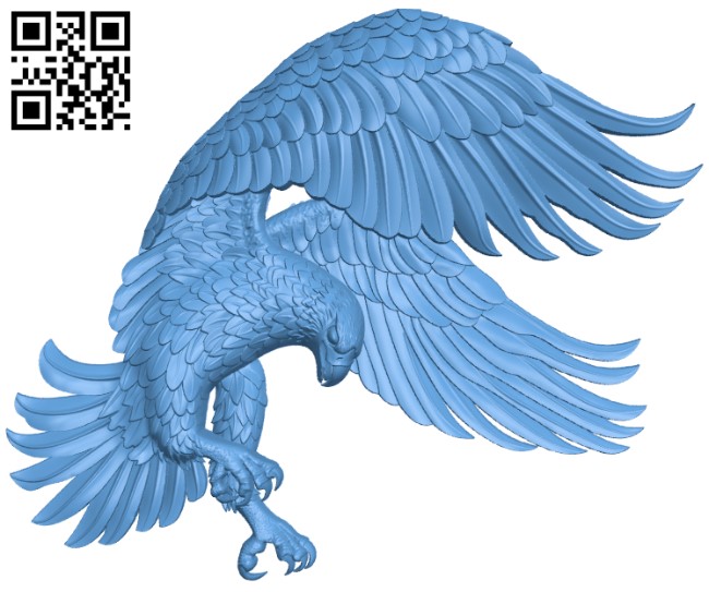 Eagle T0002635 download free stl files 3d model for CNC wood carving