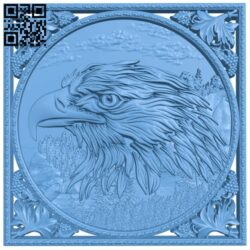 Eagle pattern T0002631 download free stl files 3d model for CNC wood carving