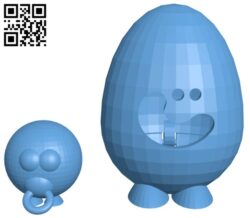Egg and yolk H010459 file stl free download 3D Model for CNC and 3d printer
