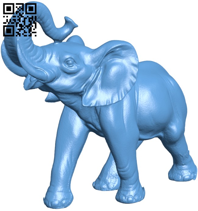Elephant H010597 file stl free download 3D Model for CNC and 3d printer