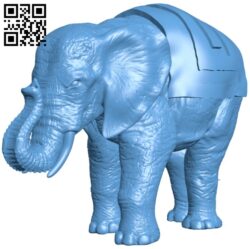 Elephant H010636 file stl free download 3D Model for CNC and 3d printer
