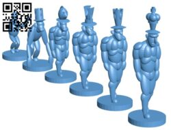Evolution of chess H010482 file stl free download 3D Model for CNC and 3d printer