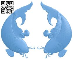 Fish pattern T0002876 download free stl files 3d model for CNC wood carving