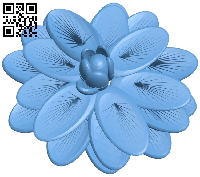 Flower H010339 file stl free download 3D Model for CNC and 3d printer