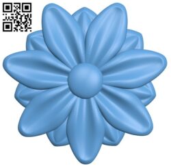 Flower pattern T0002636 download free stl files 3d model for CNC wood carving