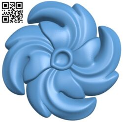Flower pattern T0002692 download free stl files 3d model for CNC wood carving